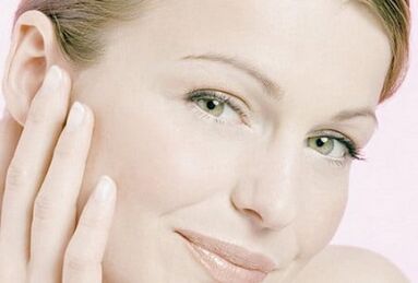facial skin after laser renovation